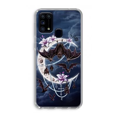 Vleermuizen Maan: Samsung Galaxy M31 Transparant Hoesje