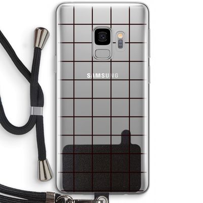 Rooster: Samsung Galaxy S9 Transparant Hoesje met koord