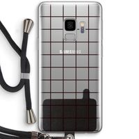 Rooster: Samsung Galaxy S9 Transparant Hoesje met koord