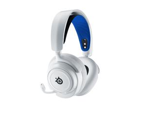 Steelseries ARCTIS NOVA 7P WHITE Headset Draadloos Hoofdband Gamen Bluetooth Blauw, Wit
