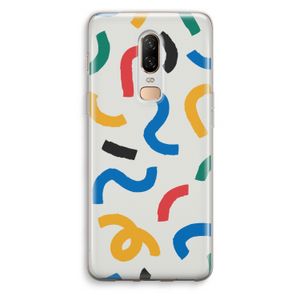 Illustratieve pop 2: OnePlus 6 Transparant Hoesje