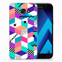 Samsung Galaxy A5 2017 | TPU Hoesje | Blokken Kleurrijk
