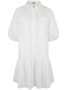 Simkhai robe en popeline à coupe courte - Blanc