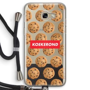 Koekerond: Samsung Galaxy A5 (2017) Transparant Hoesje met koord