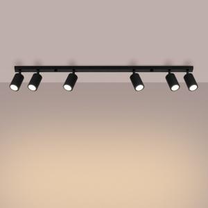 Plafondlamp KARBON 6L zwart