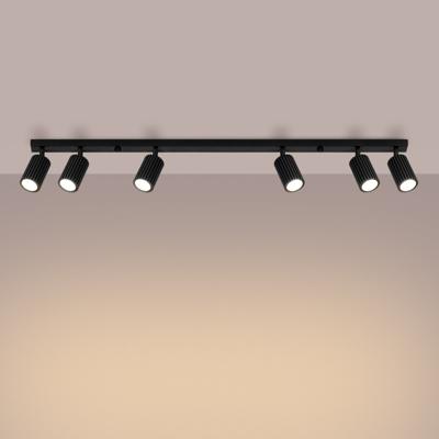 Plafondlamp KARBON 6L zwart