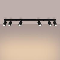 Plafondlamp KARBON 6L zwart