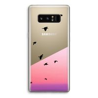 Fly away: Samsung Galaxy Note 8 Transparant Hoesje