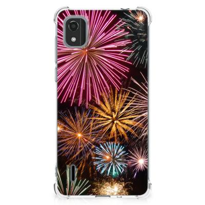 Nokia C2 2nd Edition Anti Shock Bumper Case Vuurwerk Nokia C2 2nd Edition Anti Shock Bumper Case Vuurwerk