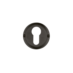 Hdd Pro Cylinderplaatje Rond Retro 50 Mm Classic Carbon Black