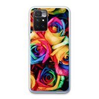Neon bloemen: Xiaomi Redmi 10 Transparant Hoesje