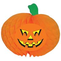 Halloween versiering pompoen - decoratie - Dia 30 cm - Brandvertragend papier