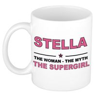 Stella The woman, The myth the supergirl cadeau koffie mok / thee beker 300 ml - thumbnail