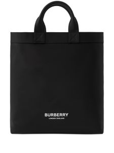 Burberry sac cabas Artie à logo imprimé - Noir