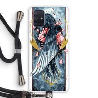 Golden Raven: Samsung Galaxy A71 Transparant Hoesje met koord