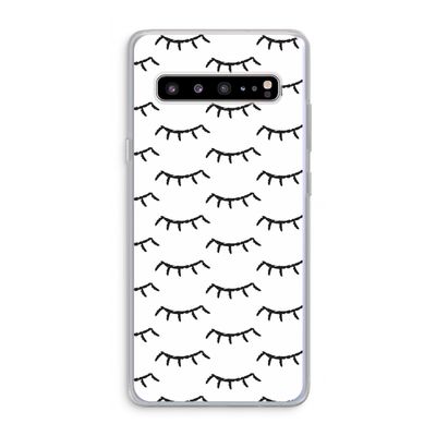 Wimpers: Samsung Galaxy S10 5G Transparant Hoesje
