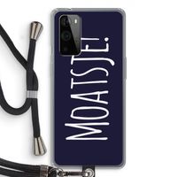 Moatsje!: OnePlus 9 Pro Transparant Hoesje met koord