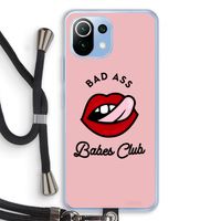 Badass Babes Club: Xiaomi Mi 11 Lite Transparant Hoesje met koord