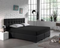 Dreamhouse Jersey Hoeslaken Matras | Zwart - 220 gram - Dubbel