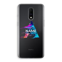 Abstract Spectrum: OnePlus 7 Transparant Hoesje
