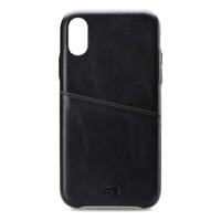 Senza Pure Leather Cover with Card Slot Apple iPhone Xs Max Deep Black