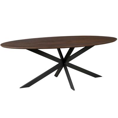 Eettafel Eiken Ferris | Ovaal 210 cm | Bruin