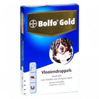 Bolfo Gold 400 hond vlooiendruppels 3 x 4 pipetten