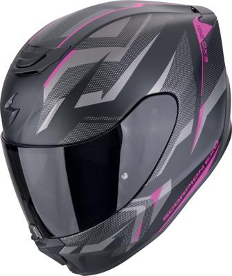 SCORPION EXO-391 Aaxo Lady Mat, Integraalhelm, Zwart-Roze