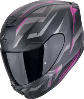 SCORPION EXO-391 Aaxo Lady Mat, Integraalhelm, Zwart-Roze