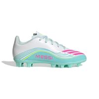 adidas F50 Messi Club Gras / Kunstgras Voetbalschoenen (MG) Kids Wit Turquoise Roze
