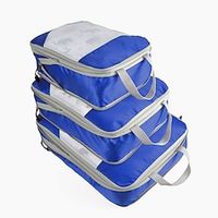 3 stuks compressieverpakkingsblokjes reisaccessoires bagage-organizer uitbreidbare kleding ondergoed opbergzakken voor koffers miniinthebox