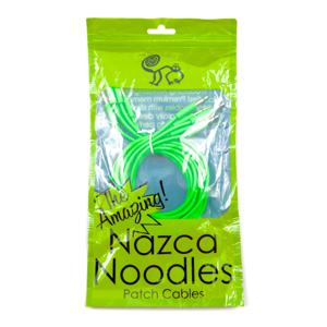 Cre8audio Nazca Noodles Green 100 cm patchkabels (5 stuks)