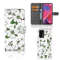 OPPO A54 5G | A74 5G | A93 5G Hoesje Dogwood Flowers