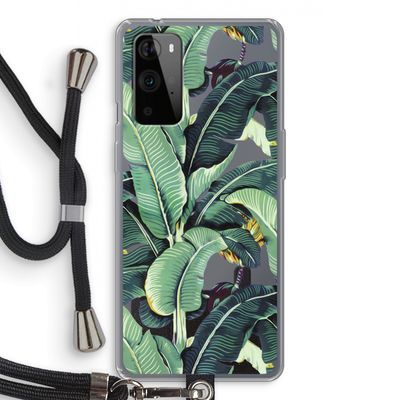 Bananenbladeren: OnePlus 9 Pro Transparant Hoesje met koord