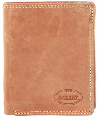 Leren portemonnee Bruin Akzent heren Used Look