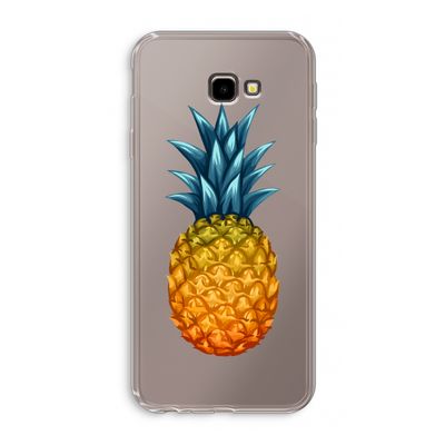 Grote ananas: Samsung Galaxy J4 Plus Transparant Hoesje