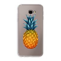 Grote ananas: Samsung Galaxy J4 Plus Transparant Hoesje