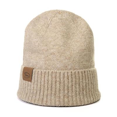 I'm Dutch Gebreide Muts Elbrus Camel