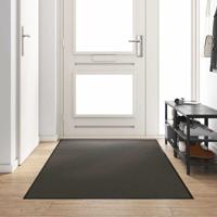 Deurmat Antraciet en Zwart 120 x 300 cm Polypropyleen en vinyl