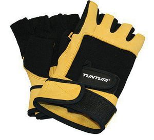 Tunturi 14TUSFU255 handschoen Handschoenen Man Zwart, Geel