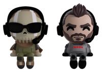 Call of Duty Vinyl Figures Ghost & Soap Monitor Buddiez 7 cm