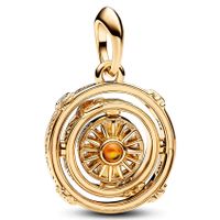 Pandora 762971C01 Hangbedel Game of Thrones Spinning Astrolabe zilver goudkleurig - thumbnail