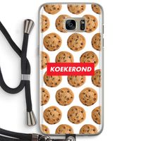 Koekerond: Samsung Galaxy S7 Edge Transparant Hoesje met koord
