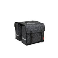 Newlooxs New looxs cameo fietstas dubbel tara zwart