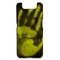 Plak de huid + PC thermische sensor verkleuring beschermende back cover Case voor Galaxy A80/A90 (zwart wordt groen)