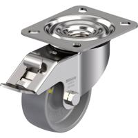 Blickle LEX-PO 80G-FI-ELS RVS zwenkwiel Wieldiameter: 80 mm Draagvermogen (max.): 150 kg 1 stuk(s)