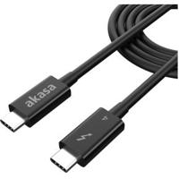Akasa AK-CBUB59-10BK USB-kabel 1 m USB C Zwart