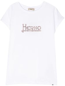 Herno t-shirt à logo clouté - Blanc