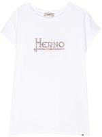 Herno t-shirt à logo clouté - Blanc