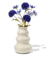 HEMA Vaas ⌀16x24cm keramiek blob spikkel wit (wit)